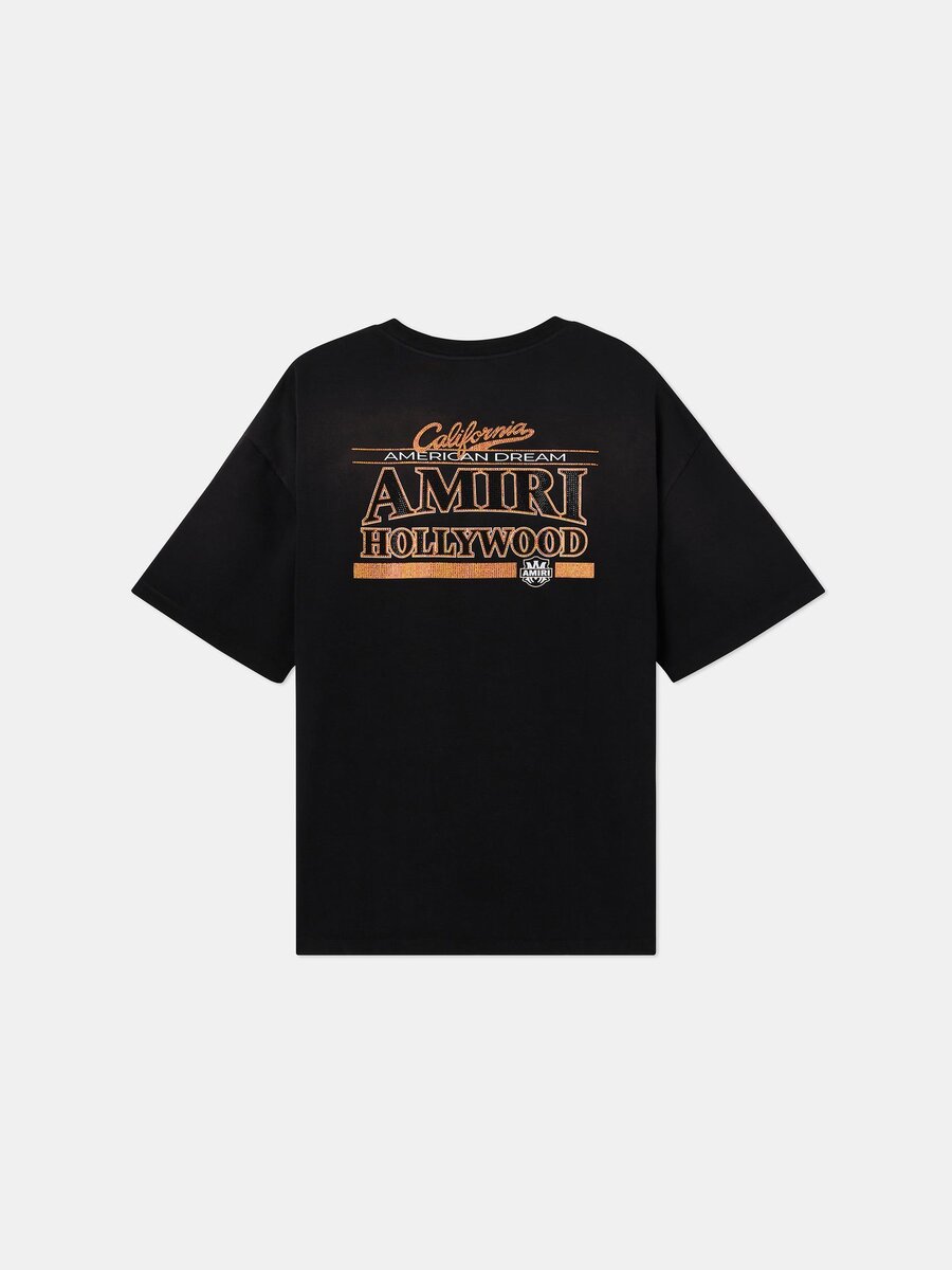 AMERICAN DREAM CRYSTAL OVERSIZED TİŞÖRT