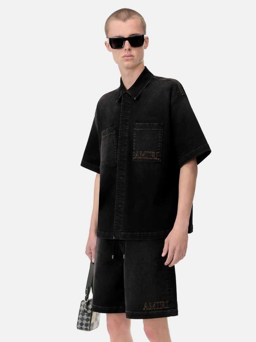 Amiri 3D KISA KOLLU ÇITÇITLI GÖMLEK