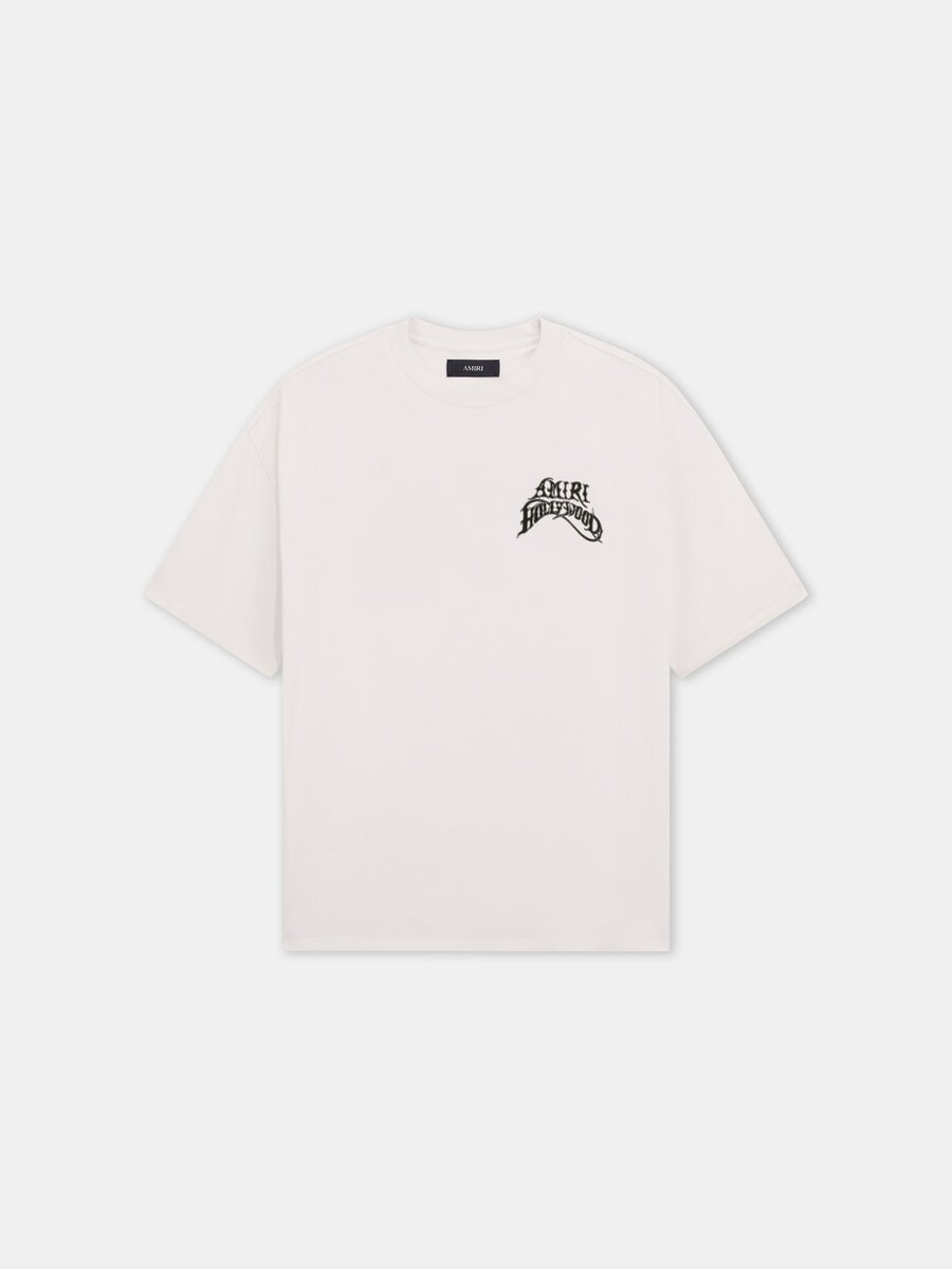 Amiri HOLLYWOOD HAFİF JERSEY SKATE TİŞÖRT