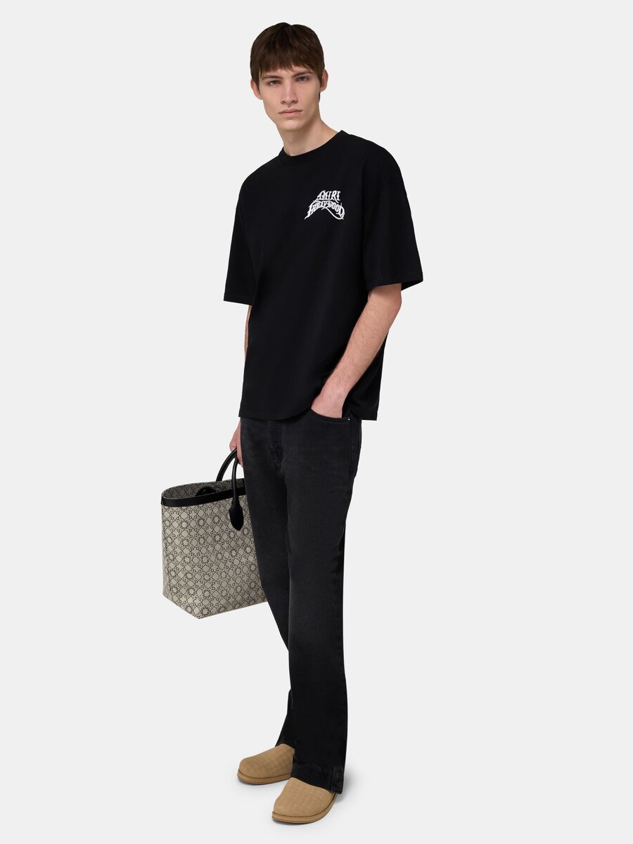Amiri HOLLYWOOD HAFİF JERSEY SKATE TİŞÖRT