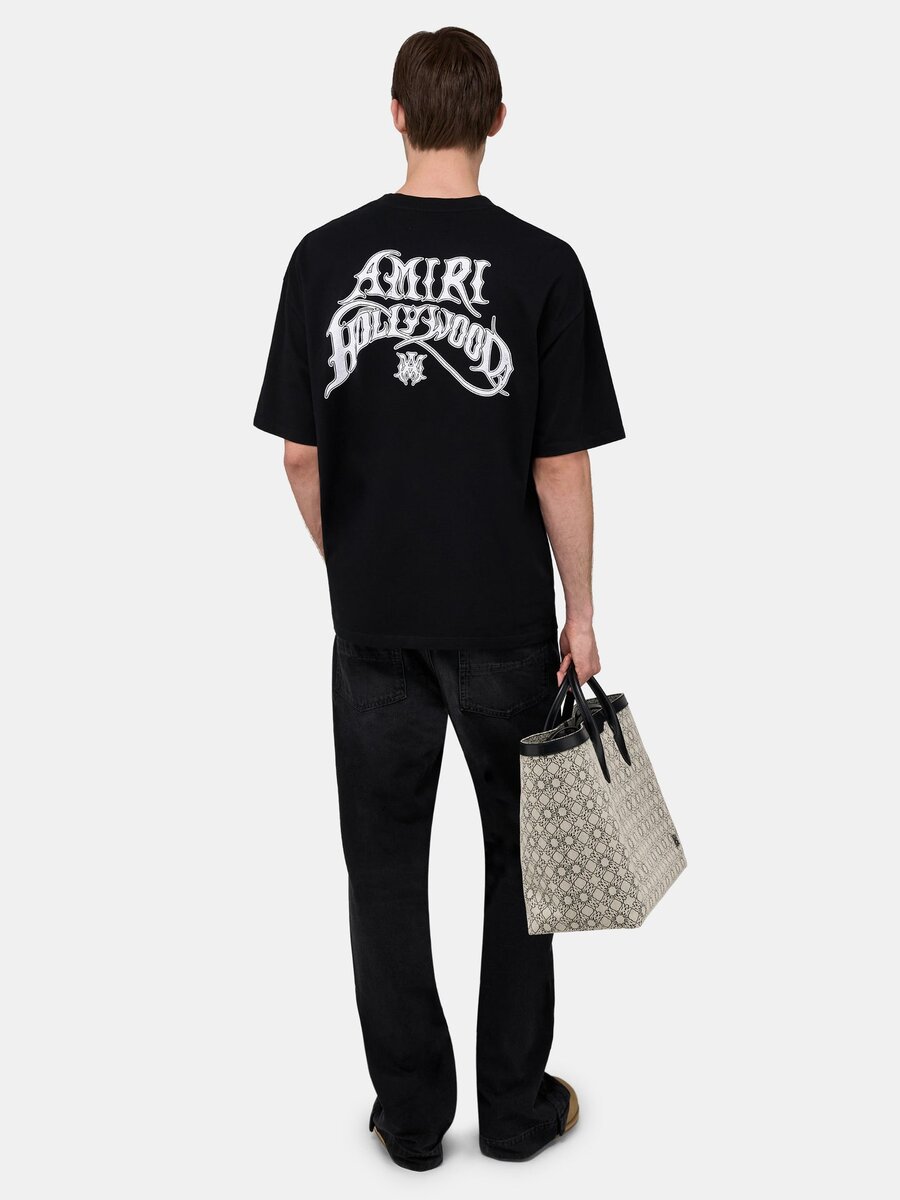 Amiri HOLLYWOOD HAFİF JERSEY SKATE TİŞÖRT