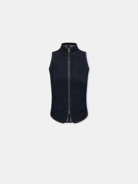 Amiri KADIN RAW DENIM FERMUARLI ÜST GİYİM