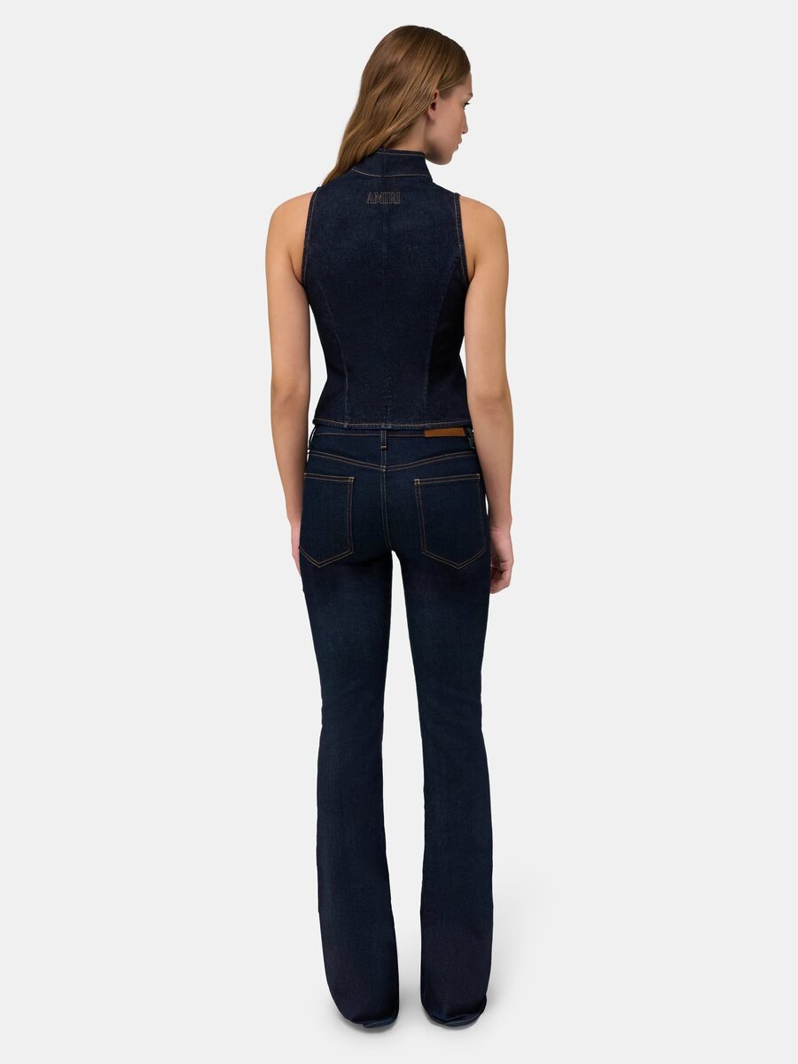 Amiri KADIN RAW DENIM FERMUARLI ÜST GİYİM
