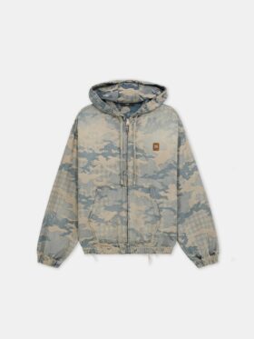 CAMO JAKAR DENİM FERMUARLI KAPÜŞONLU KASK