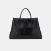 KABARTMALI TIMSAH DESENLİ HONEY 50 TOTE