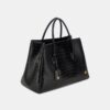 KABARTMALI TIMSAH DESENLİ HONEY 50 TOTE