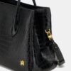 KABARTMALI TIMSAH DESENLİ HONEY 50 TOTE