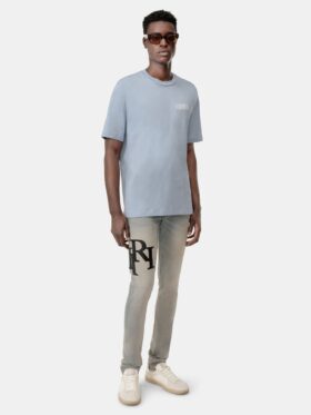 KADEMELİ LOGOLU SKINNY JEAN