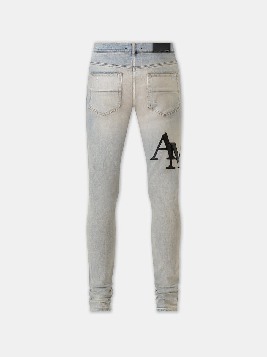 KADEMELİ LOGOLU SKINNY JEAN