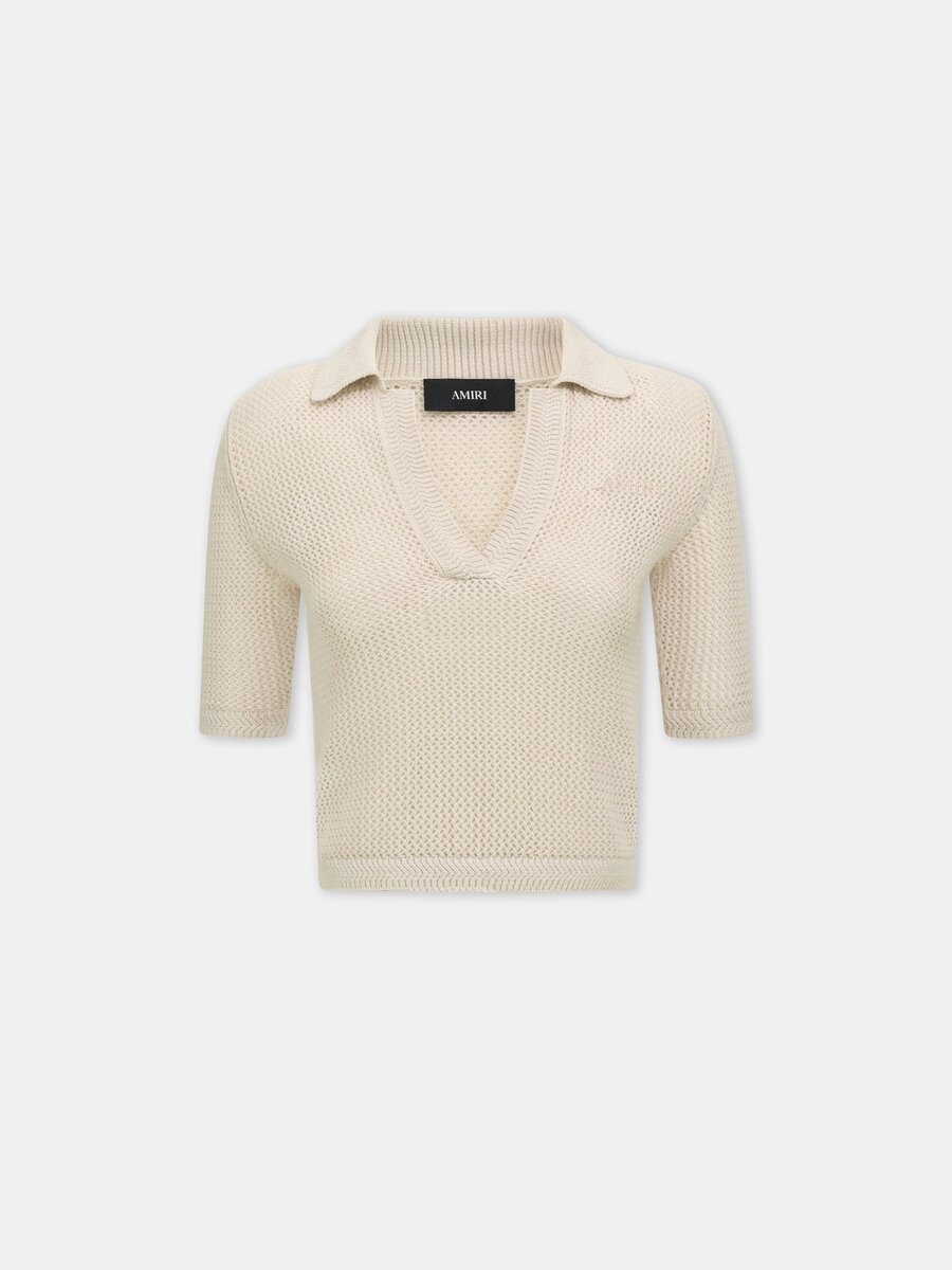 KADIN AMIRI KROŞE ÖRGÜ POLO