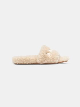 KADIN AMIRI SHEARLING SANDALET