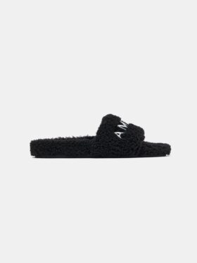 KADIN AMIRI SHEARLING SANDALET