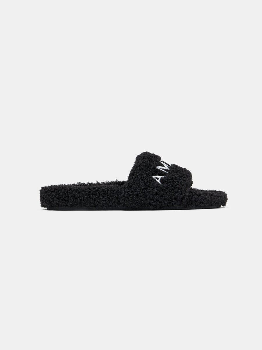 KADIN AMIRI SHEARLING SANDALET