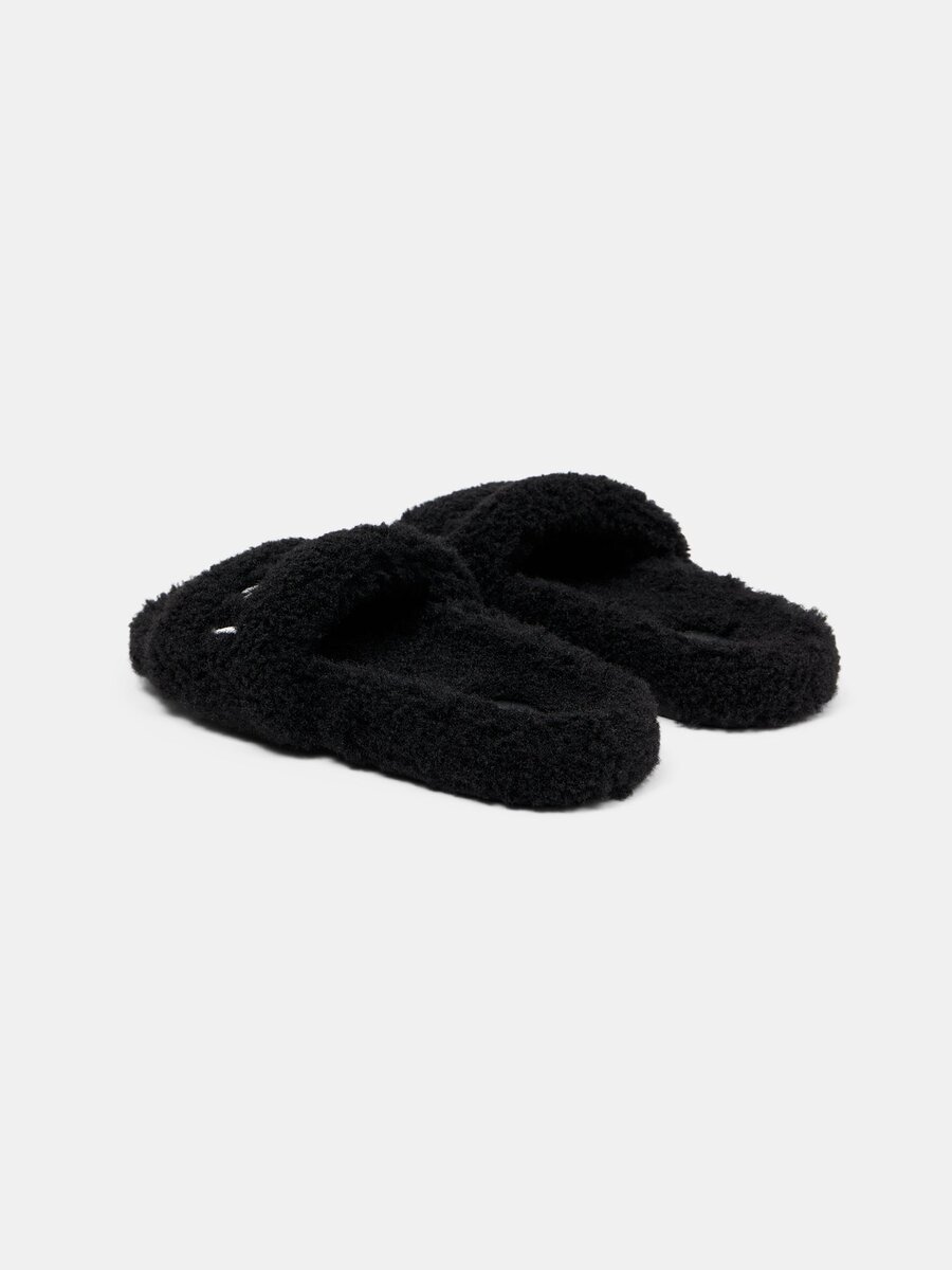 KADIN AMIRI SHEARLING SANDALET