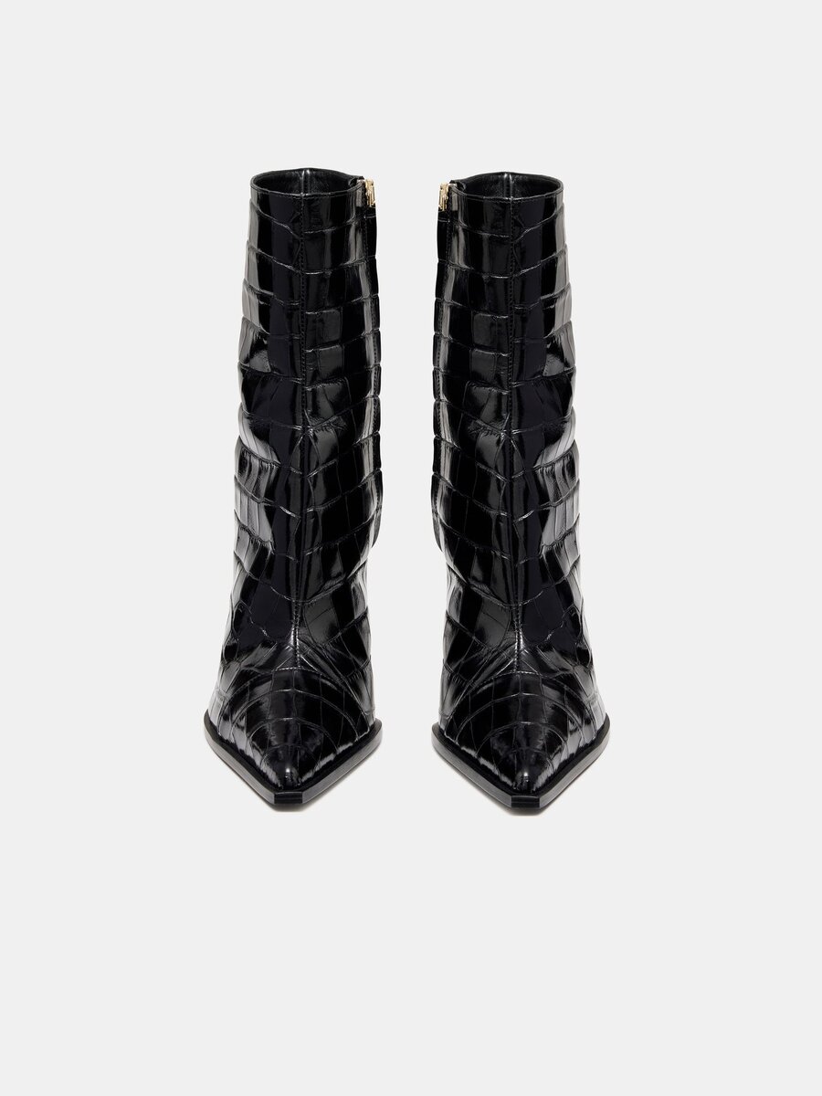 KADIN CROC DEBOSSED MA STILETTO BOT