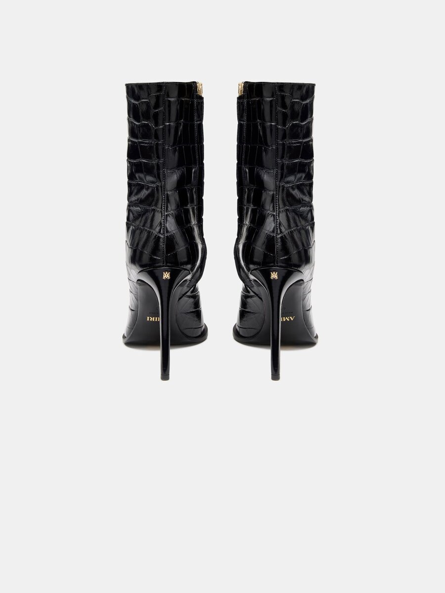 KADIN CROC DEBOSSED MA STILETTO BOT