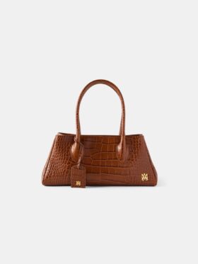 KADIN EMBOSSED CROC HONEY 40 OMUZ ÇANTASI