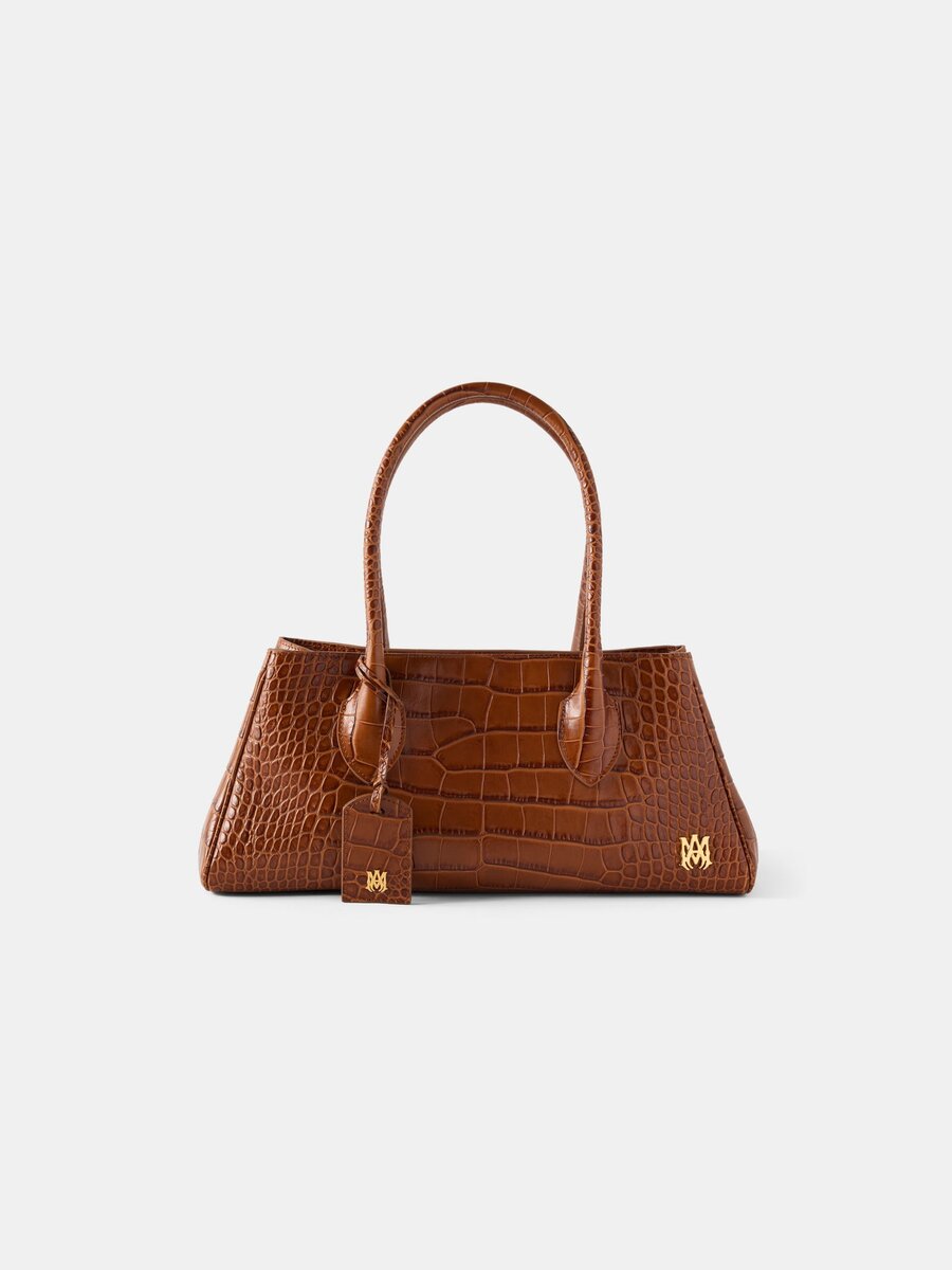 KADIN EMBOSSED CROC HONEY 40 OMUZ ÇANTASI