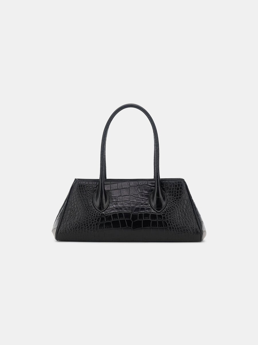 KADIN EMBOSSED CROC HONEY 40 OMUZ ÇANTASI