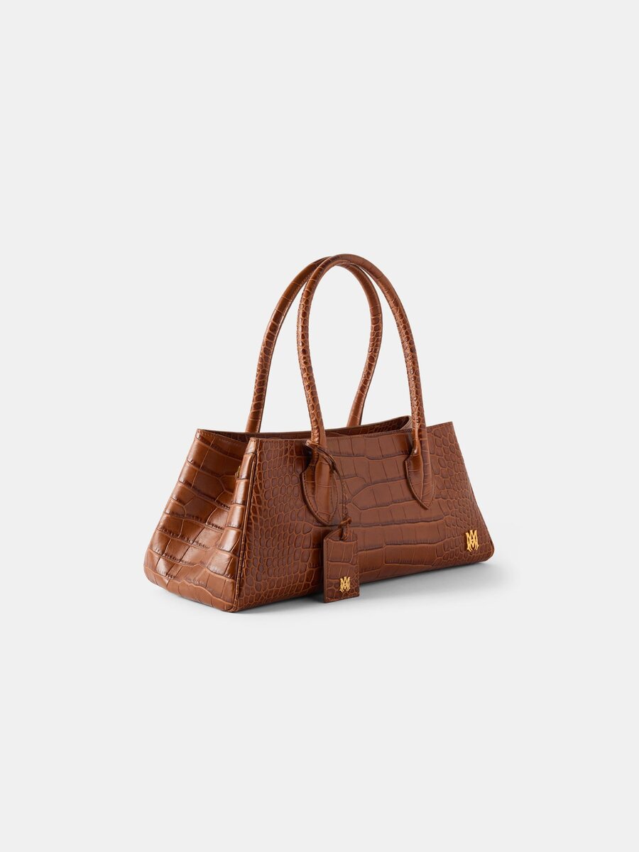 KADIN EMBOSSED CROC HONEY 40 OMUZ ÇANTASI