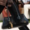KADIN EMBOSSED CROC HONEY 40 OMUZ ÇANTASI