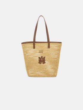 KADIN MA RAFFIA TOTE ÇANTASI