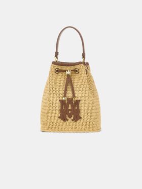 KADIN RAFFIA MICRO MA BUCKET ÇANTA