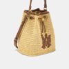 KADIN RAFFIA MICRO MA BUCKET ÇANTA