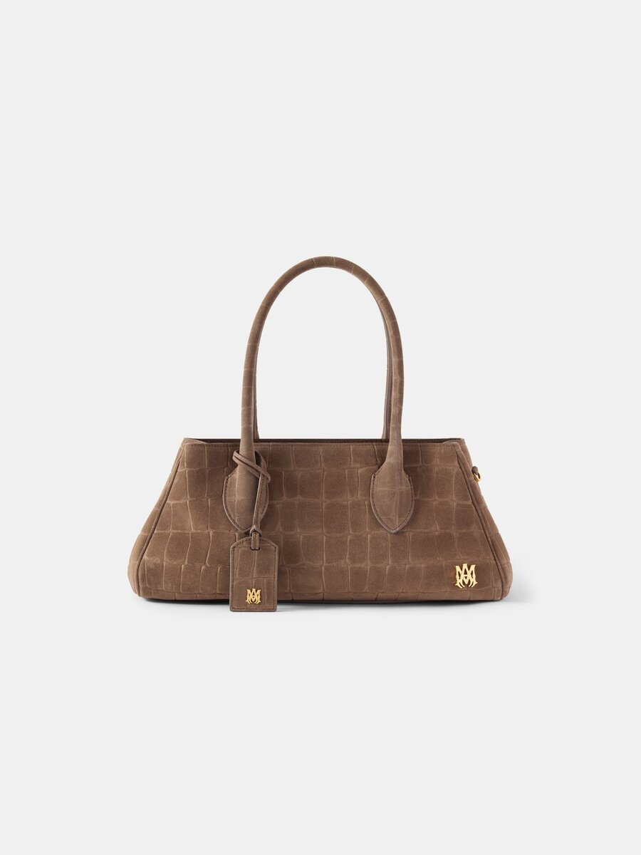 KADIN SUEDE CROC HONEY 40 OMUZ ÇANTASI