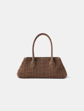 KADIN SUEDE CROC HONEY 40 OMUZ ÇANTASI
