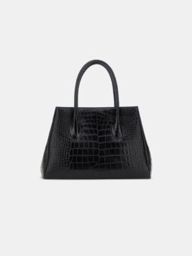 KADINLAR İÇİN KABARTMALI TIMSAH DESENLİ HONEY 40 TOTE