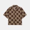 MA QUAD CHECKER OVERSIZED CAMP GÖMLEK