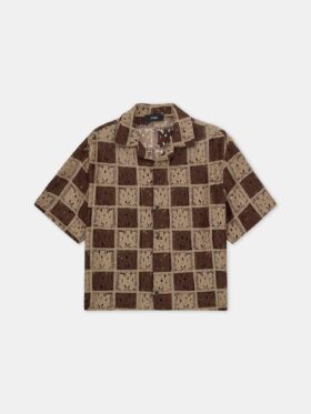 MA QUAD CHECKER OVERSIZED CAMP GÖMLEK