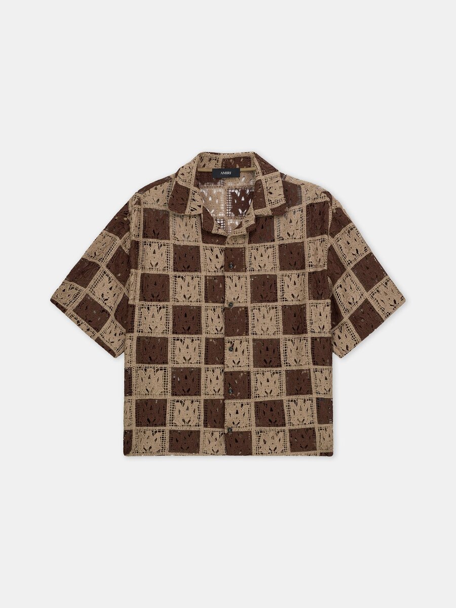 MA QUAD CHECKER OVERSIZED CAMP GÖMLEK