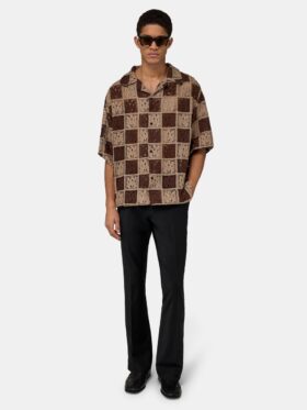 MA QUAD CHECKER OVERSIZED CAMP GÖMLEK
