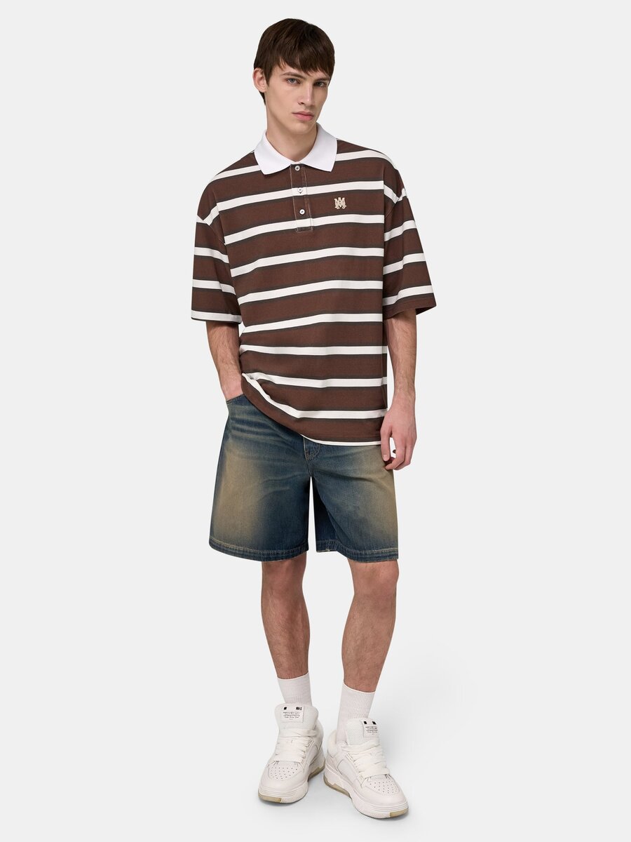 MA ÇİZGİLİ OVERSIZED POLO