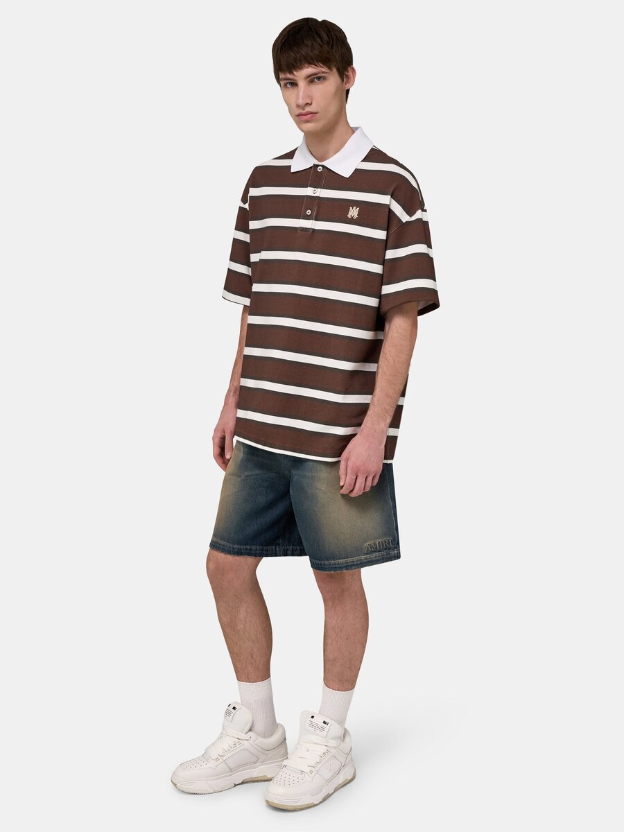 MA ÇİZGİLİ OVERSIZED POLO