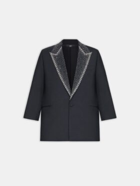 SÜSLÜ YAKALI TEK SIRALI BLAZER