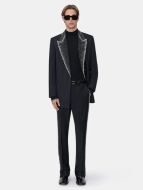 SÜSLÜ YAKALI TEK SIRALI BLAZER